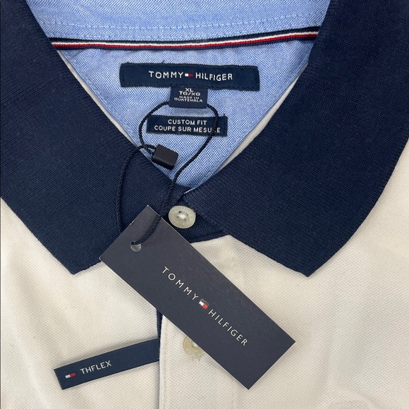 NWT - Tommy Hilfiger THFlex Baldwin Polo, White – Size XL - Picture 6 of 12